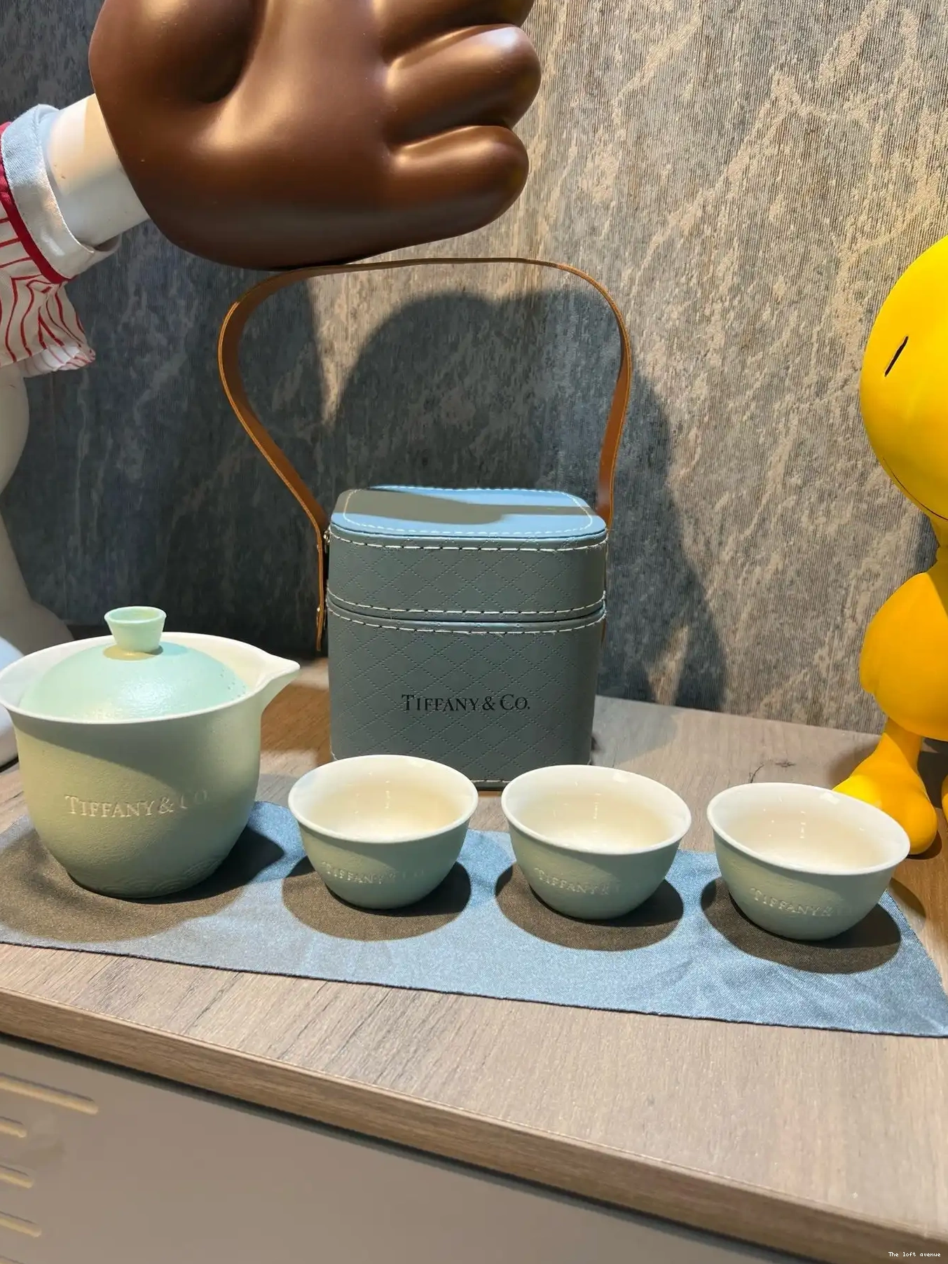 SET TIFFANY TEA CUP 0614